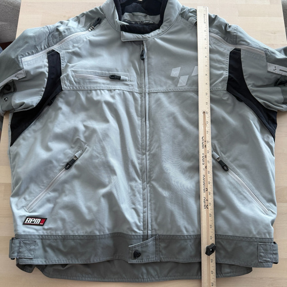 Can-Am Spyder BRP Jacket Mens XXL Gray Cruise Coat Riding Motorcycle Biker RPM - Picture 13 of 14